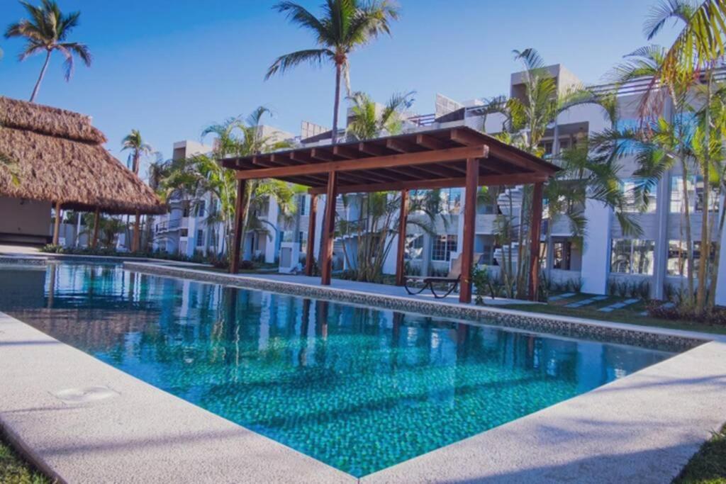 Moderno Depa Con Terraza Y Vista Extraordinaria Apartment มานซานิโญ ภายนอก รูปภาพ