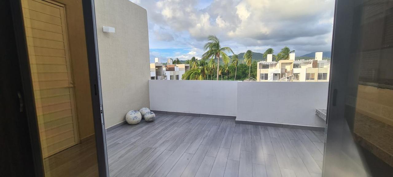 Moderno Depa Con Terraza Y Vista Extraordinaria Apartment มานซานิโญ ภายนอก รูปภาพ