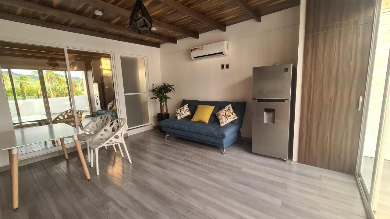 Moderno Depa Con Terraza Y Vista Extraordinaria Apartment มานซานิโญ ภายนอก รูปภาพ