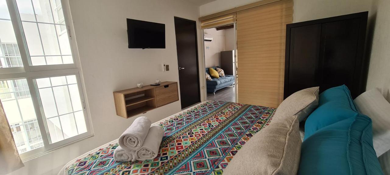 Moderno Depa Con Terraza Y Vista Extraordinaria Apartment มานซานิโญ ภายนอก รูปภาพ