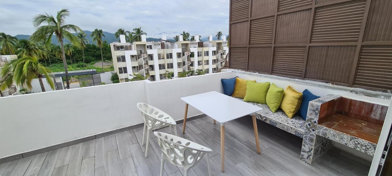 Moderno Depa Con Terraza Y Vista Extraordinaria Apartment มานซานิโญ ภายนอก รูปภาพ