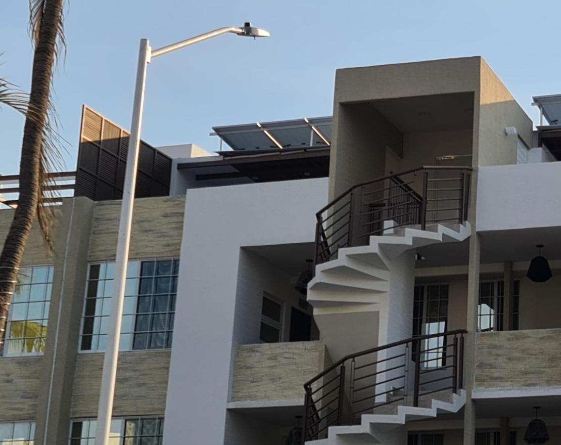Moderno Depa Con Terraza Y Vista Extraordinaria Apartment มานซานิโญ ภายนอก รูปภาพ
